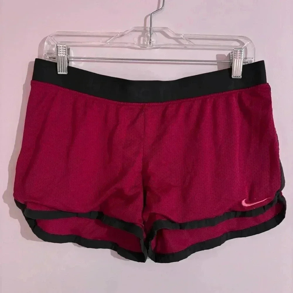 Nike Dri-Fit Running Shorts Magenta Size Large